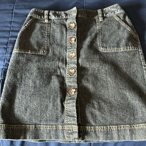 Ann Taylor petite Jean skirt